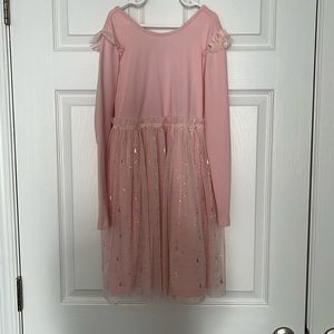 Whimsical Hanna pink twirl dress